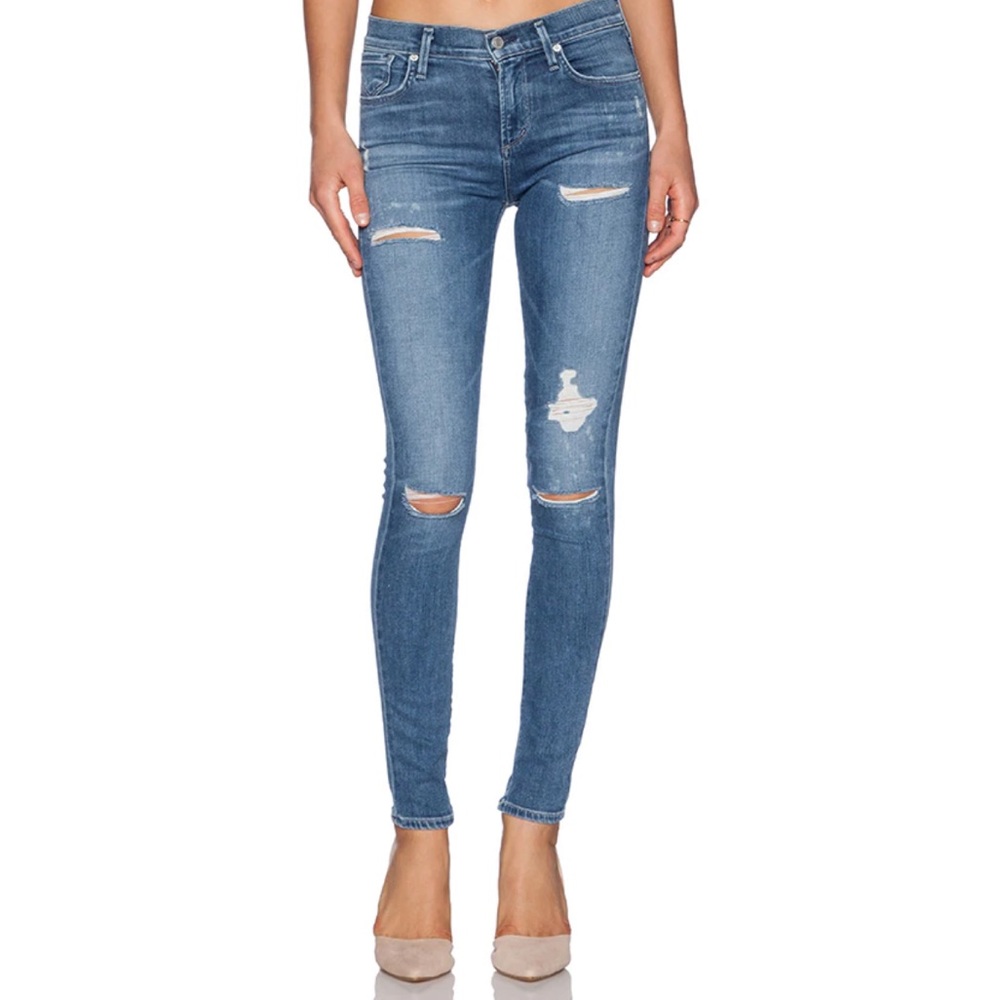 Agolde Sophie High Rise Skinny in Cannes